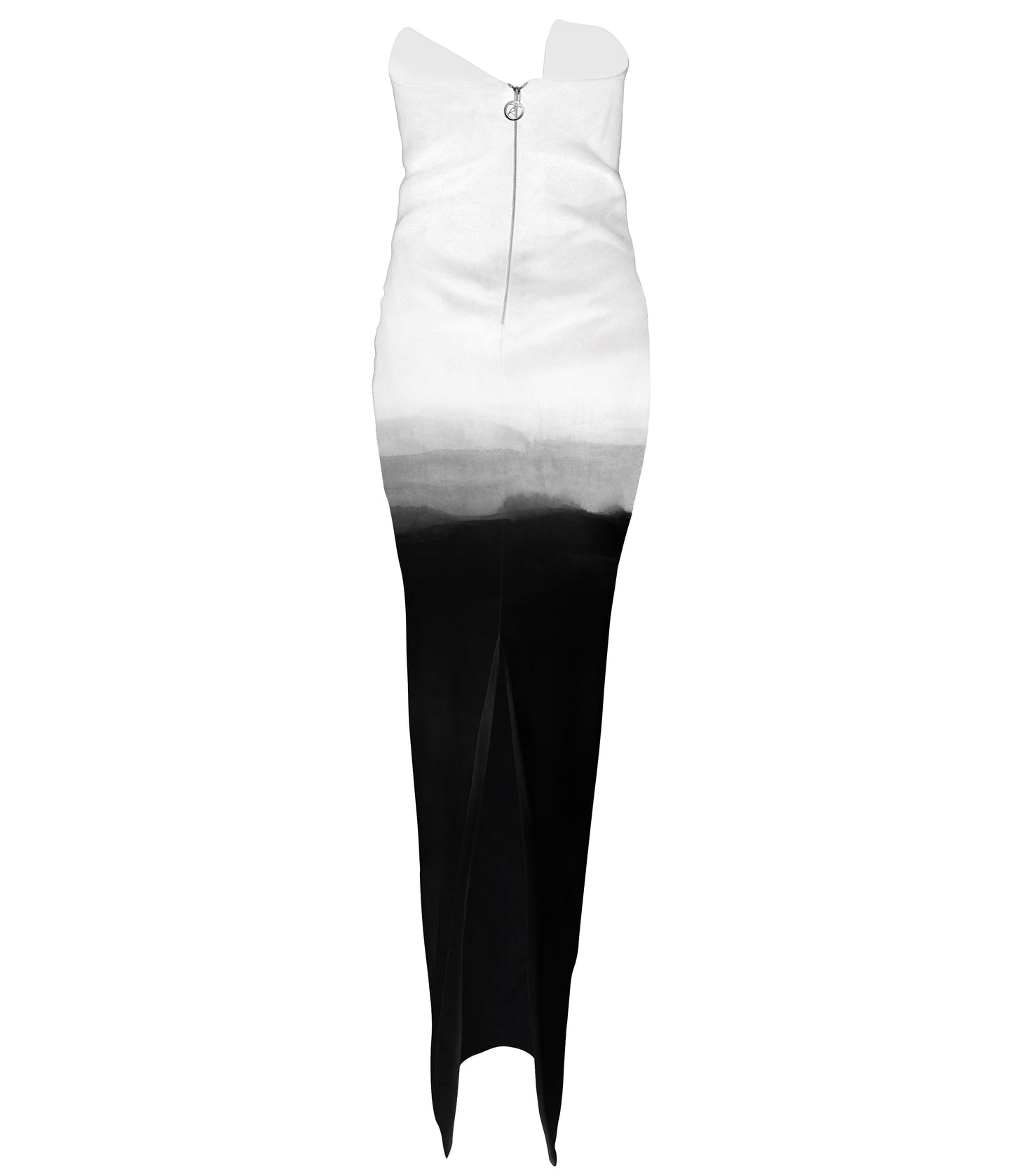 MADE TO ORDER | Ashen Ridge Asymmetrical Dress Hand-Painted 2025