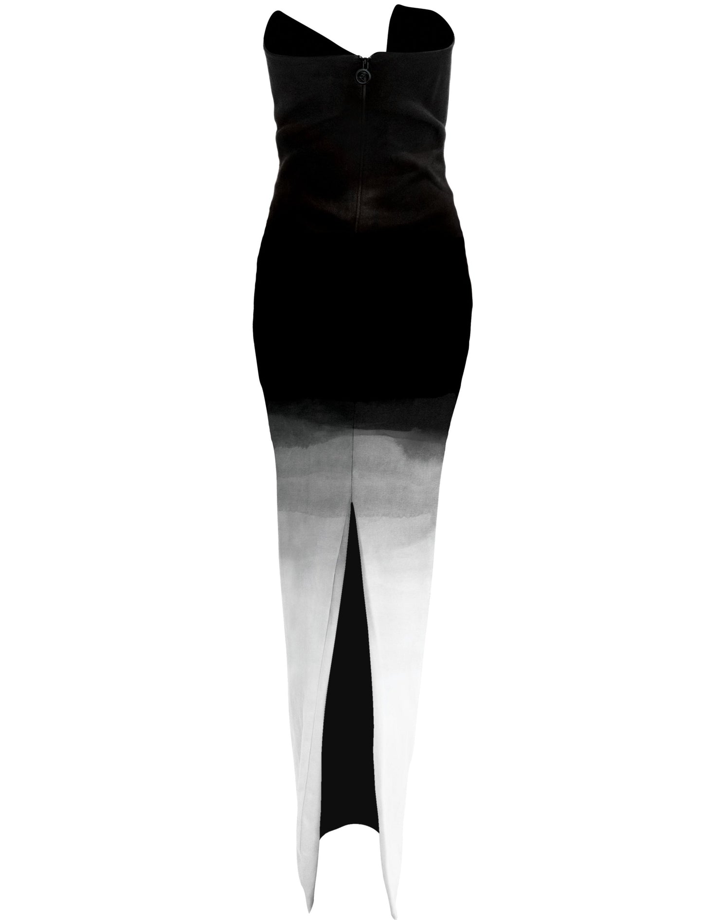 MADE TO ORDER | Ashen Ridge Asymmetrical Dress Hand-Painted 2025