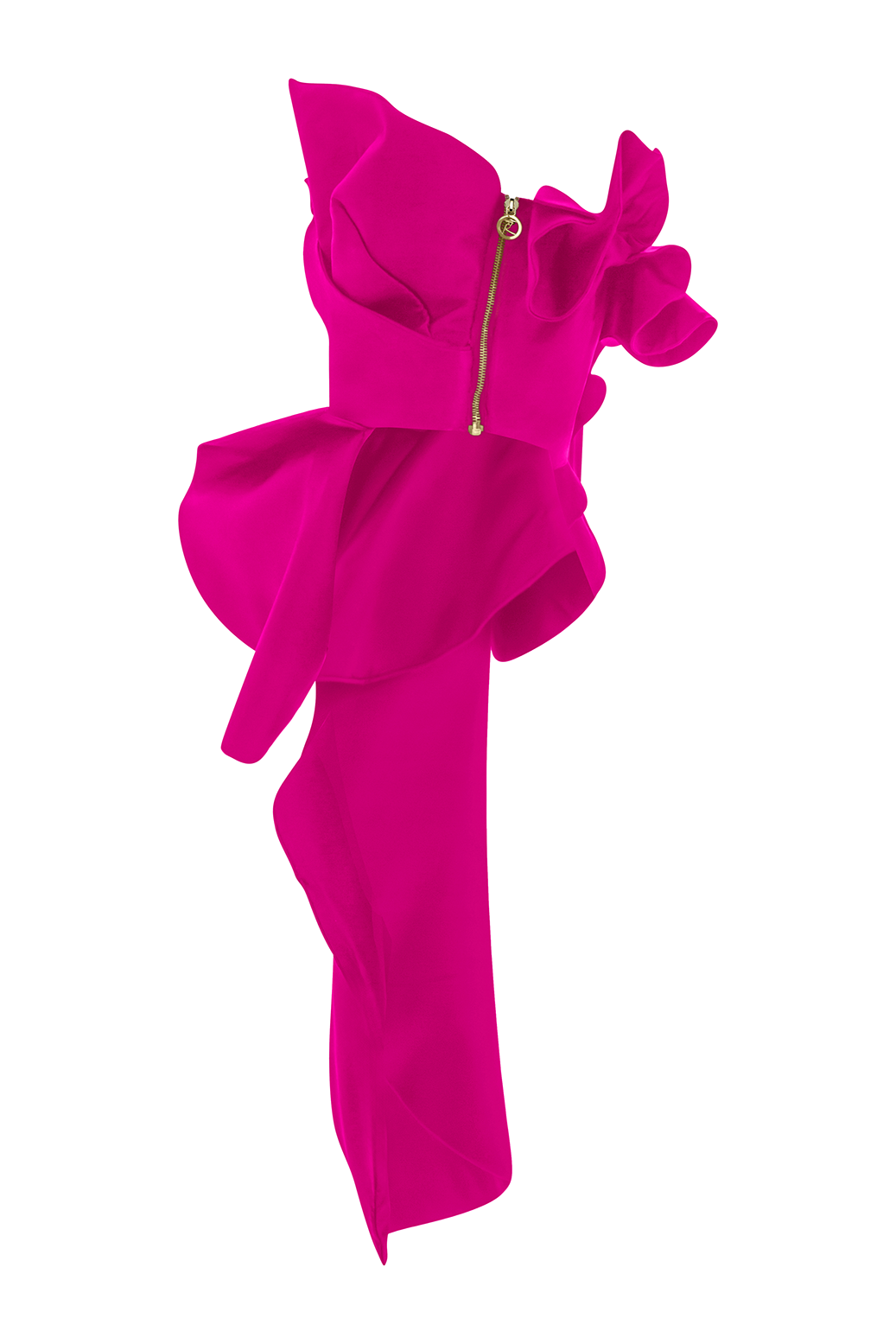 Custom-Made Pink Sculpted Orchid Top Ensure the perfect fit with the MADE-TO-ORDER Sculpted Orchid top, tailored to your specifications for any special occasion.
