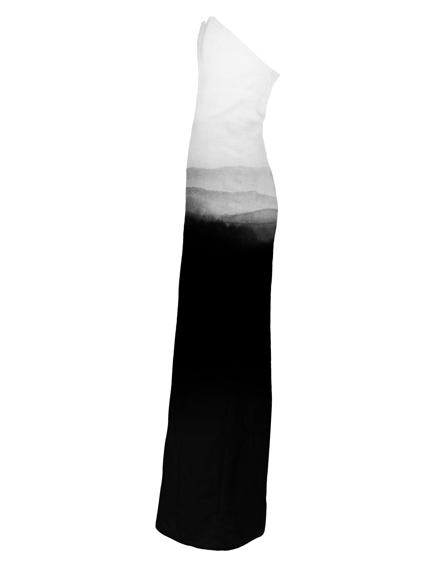 MADE TO ORDER | Ashen Ridge Asymmetrical Dress Hand-Painted 2025