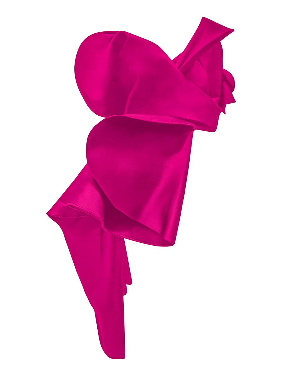Pink Top with Side Metal Teeth Zipper Enjoy a sleek fit with the side metal teeth zipper of the Sculpted Orchid top, fully self-lined for comfort and quality.